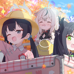 This is a pixiv picture whose title is 梅花園の秋のお散歩.