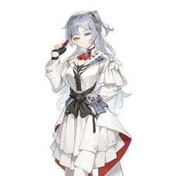 This is a pixiv picture whose title is character design.