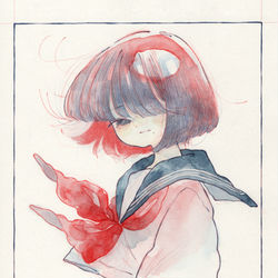 This is a pixiv picture whose title is さいごにみたのは、.