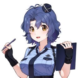 This is a pixiv picture whose title is ポリス風花.