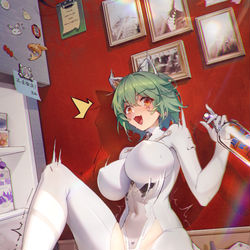 This is a pixiv picture whose title is ニャー……！？.