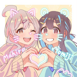 This is a pixiv picture whose title is もみまひプリ風.