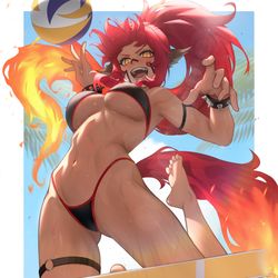 This is a pixiv picture whose title is CM.