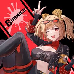 This is a pixiv picture whose title is バーニス/Burnice.