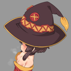 This is a pixiv picture whose title is Megumin.