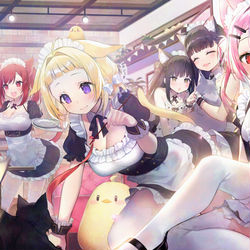 This is a pixiv picture whose title is 【お仕事】３周年！.