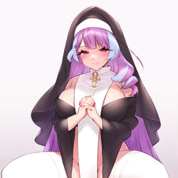 This is a pixiv picture whose title is シスターギンヌメール…💜.