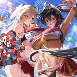 This is a pixiv picture whose title is Goddess of Cheer!!.