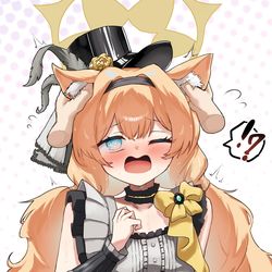 This is a pixiv picture whose title is 耳をもふられるマリー.