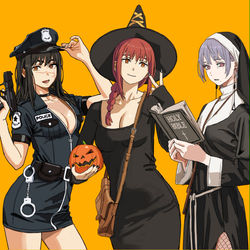 This is a pixiv picture whose title is halloween soon.