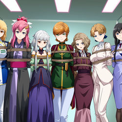 This is a pixiv picture whose title is “人質を一室にとりこめる！”.
