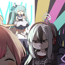 This is a pixiv picture whose title is 이건 락이 아니잖아!!!.
