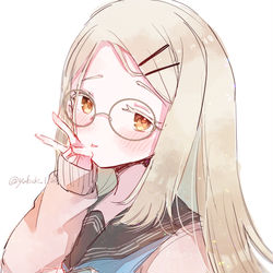 This is a pixiv picture whose title is 篠澤広さん.