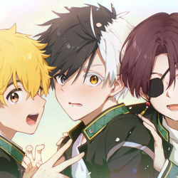 This is a pixiv picture whose title is 📒🌸🫖.
