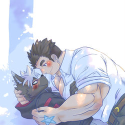 This is a pixiv picture whose title is 主3とタダトモのデート.
