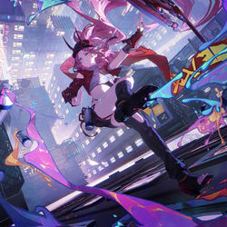 This is a pixiv picture whose title is 忍法缭乱！.