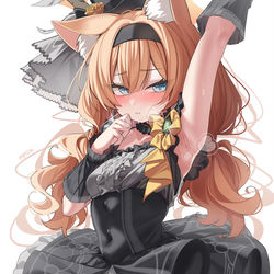 This is a pixiv picture whose title is 아이돌 마리.