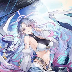This is a pixiv picture whose title is 冈依沙瓦.