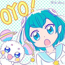 This is a pixiv picture whose title is オヨルン&フワ.