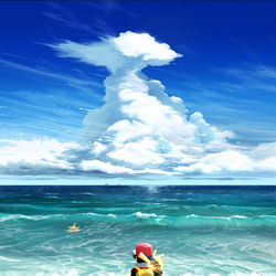 This is a pixiv picture whose title is 19番水道.