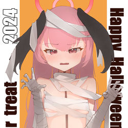 This is a pixiv picture whose title is 萬聖節.