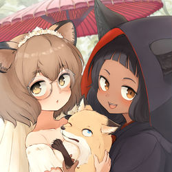 This is a pixiv picture whose title is 『狐のお嫁ちゃんと息子ちゃん5巻』電子単行本書影.