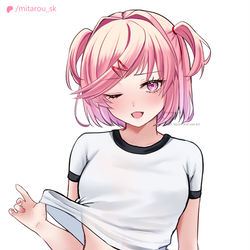 This is a pixiv picture whose title is ムチムチナツキちゃん.