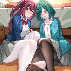 This is a pixiv picture whose title is バカップル.