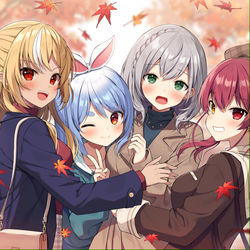 This is a pixiv picture whose title is 🍂🍁.