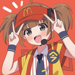 This is a pixiv picture whose title is 食べ美ちゃん🍔.