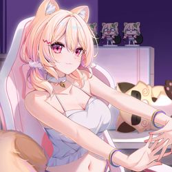 This is a pixiv picture whose title is Marin Goldlock.