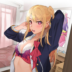 This is a pixiv picture whose title is お気に入りの下着を見られた　推しの子編.