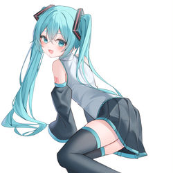 This is a pixiv picture whose title is ミク.