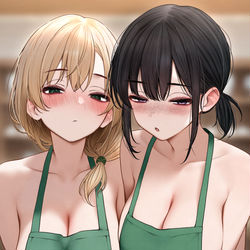 This is a pixiv picture whose title is クール可愛い店員さんをお持ち帰りしちゃった話.