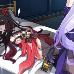 This is a pixiv picture whose title is 花火小可爱.