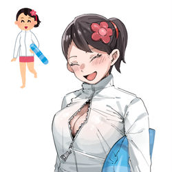 This is a pixiv picture whose title is ラッシュガードガール.