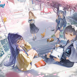 This is a pixiv picture whose title is 崩坏.
