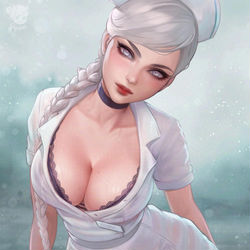 This is a pixiv picture whose title is Silent Hill Nurse.