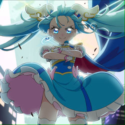 This is a pixiv picture whose title is ヒーローの出番です！.