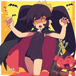 This is a pixiv picture whose title is はろうぃんアシュリー🧛‍♀️.