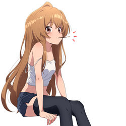 This is a pixiv picture whose title is 逢坂大河.