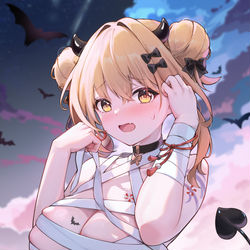 This is a pixiv picture whose title is 練習 宵宫.