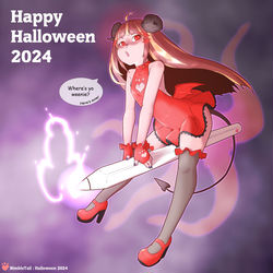 This is a pixiv picture whose title is Happy Halloweenies.