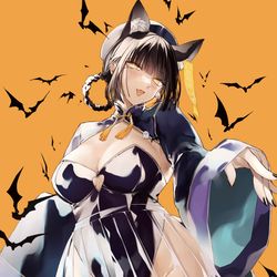 This is a pixiv picture whose title is Trick or treat!.