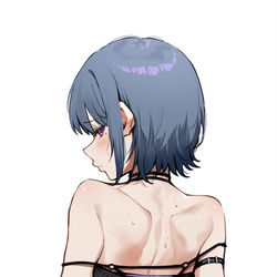 This is a pixiv picture whose title is 詫び肩甲骨.