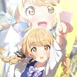 This is a pixiv picture whose title is 絶対私NO.1.