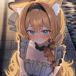 This is a pixiv picture whose title is 「そっと…差し上げます。こっそり見てくださいね…？」.