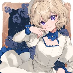 This is a pixiv picture whose title is 岩永琴子.