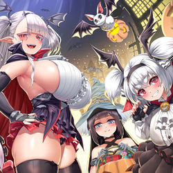 This is a pixiv picture whose title is Trick or treat.