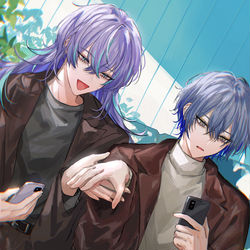 This is a pixiv picture whose title is お手.